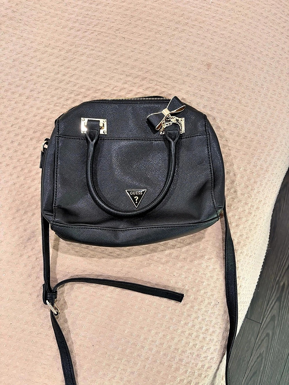 Guess Black Satchel
